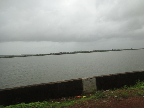 Overcast skies, monsoon